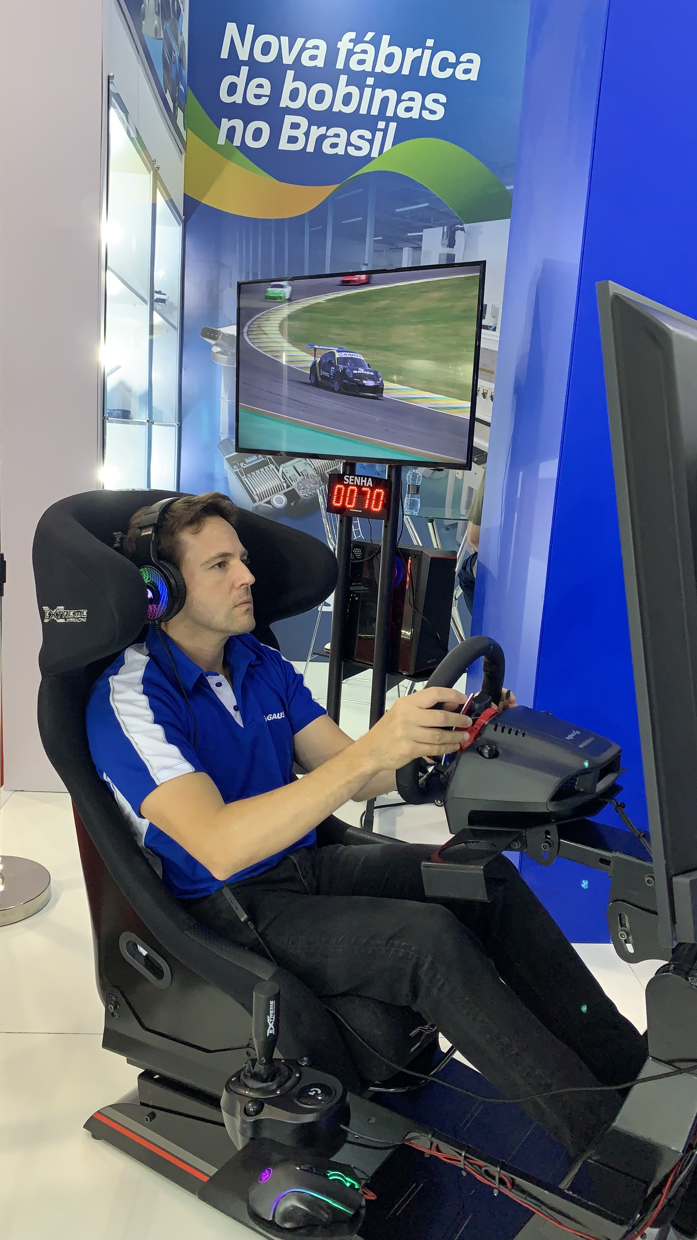 Simulador da Start Race utilizado por pilotos